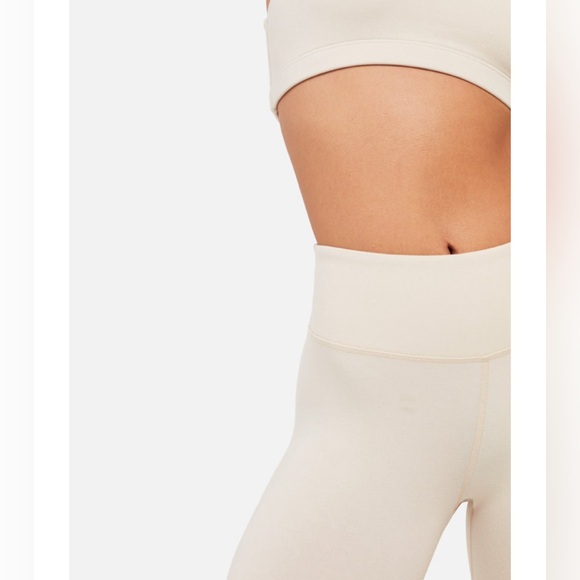 MATE The Label Organic Stretch Midi Leggings - Bone - Picture 3 of 14